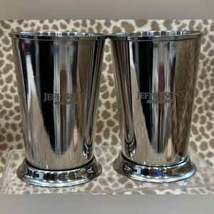 New Set of 2 Jefferson’s Bourbon Mint Julep Cups~Kentucky Derby